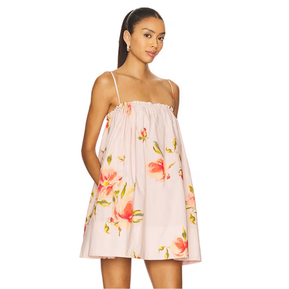 NWT! Lovers and Friends Petal Mini Dress in Pink Nola Floral - Picture 5 of 8